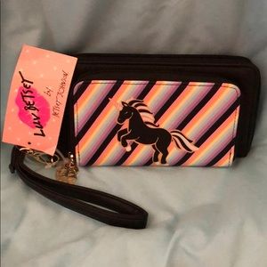 Luv betsey unicorn wallet